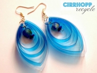 recyclart Cirrhopprecycle Plastic Bottle Earrings